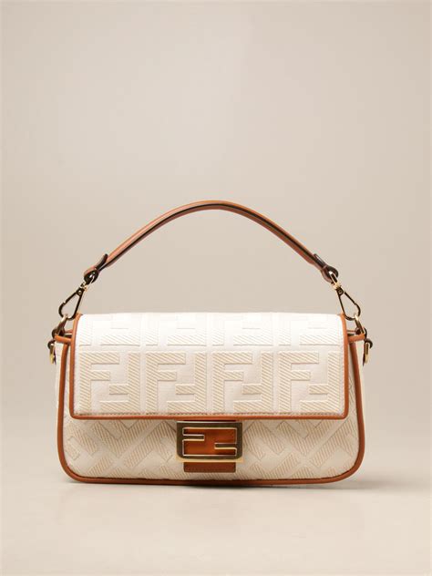 cream fendi canvas bag|Fendi canvas handbags.